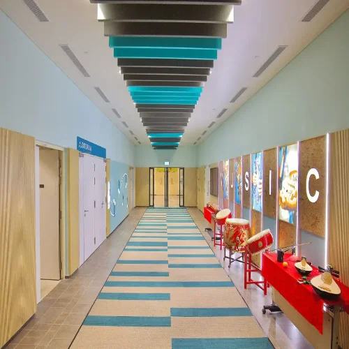 Reduce noise transmission between classrooms.