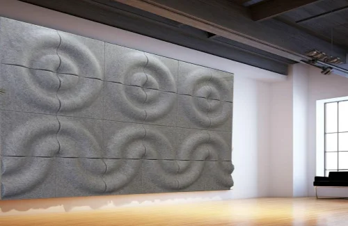 Enhance interior aesthetics with decorative acoustic solutions.