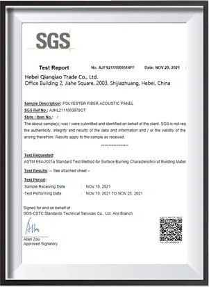 SGS Fire-Rated & Safety Certifications