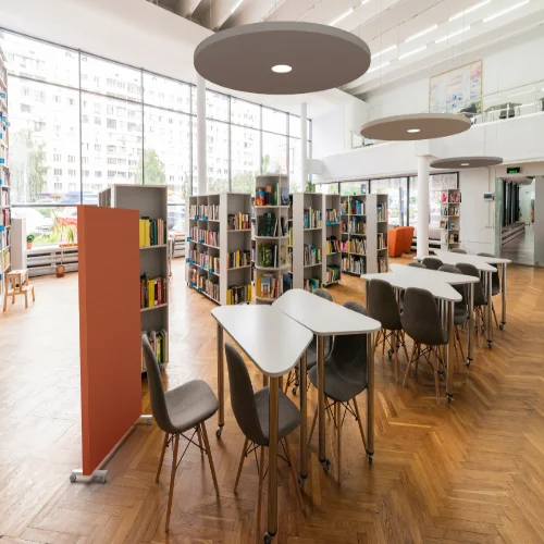 Create quiet study environments with enhanced acoustic comfort.